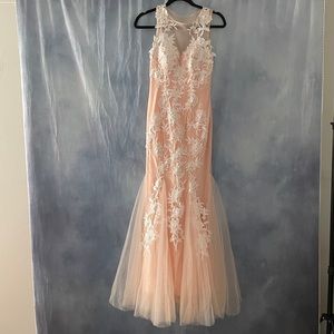 Light pink prom dress. Size XS